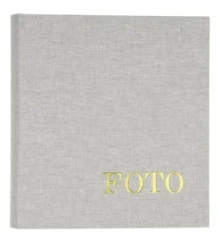Fotoalbum 200 fickor FOTO grå