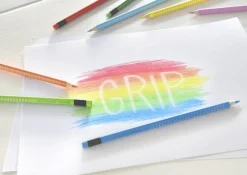 Färgpenna Faber-Castell Colour Grip raderbar 10 pennor