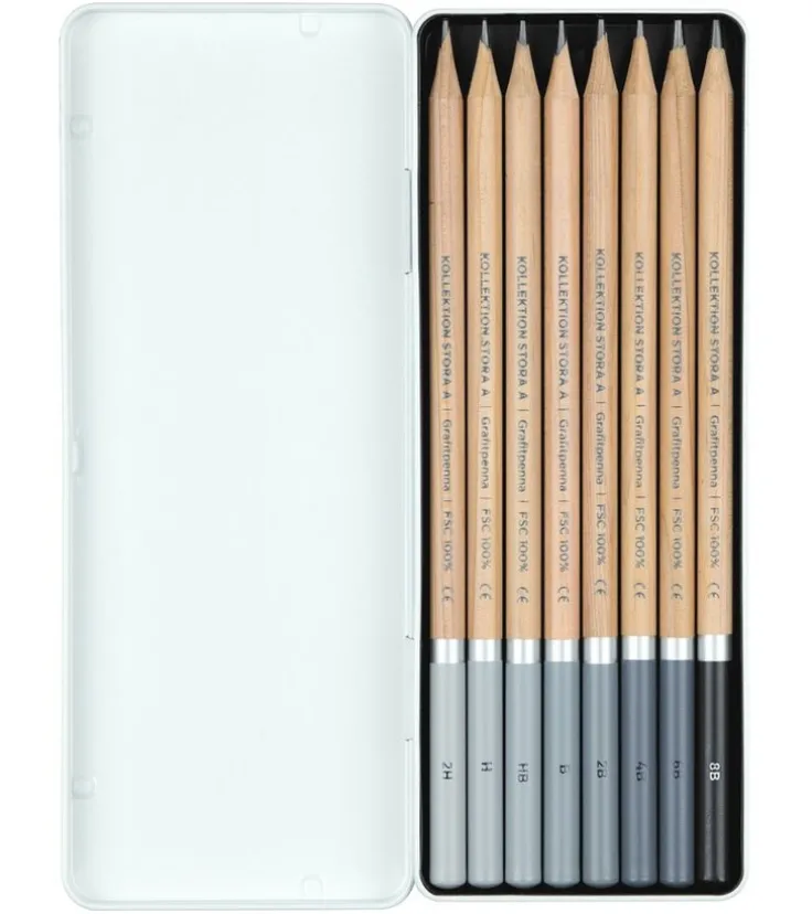 Grafitpenna 8-pack