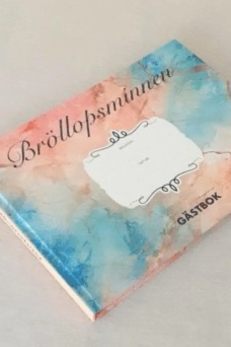 Gästbok till bröllop