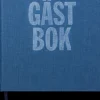 Gästbok 210x240mm duo blå