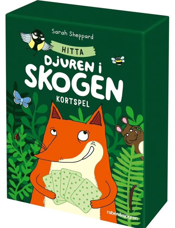 Hitta djuren i skogen - kortspel