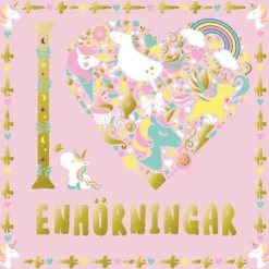 I heart enhörningar