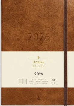 Kalender 2026 Agency Forma Deluxe brun
