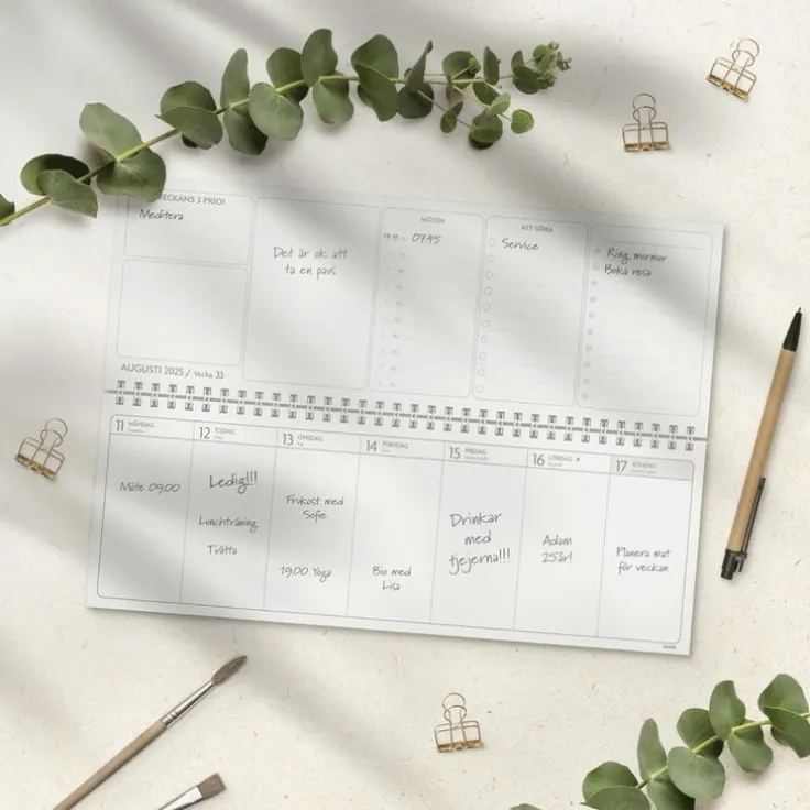 Kalender 2025 Bordsalmanackan Få det gjort