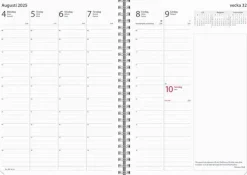 Kalender 2025 Business Textile svart