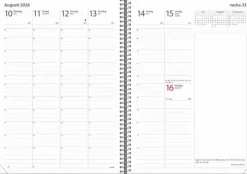 Kalender 2026 Business Twist blå