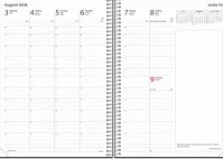 Kalender 2026 Business VIP svart konstläder