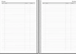Kalender 2026 Business VIP svart konstläder