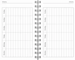 Kalender 2025-2026 Compact Textile grön