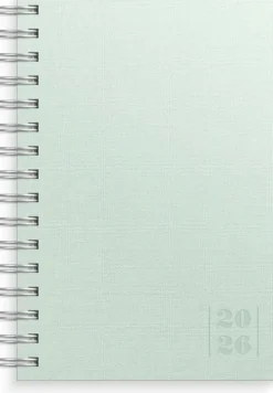 Kalender 2026 Dagbok Textile grön