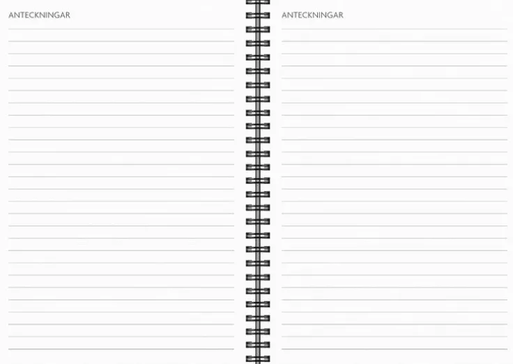 Kalender 2026 Få det gjort svart