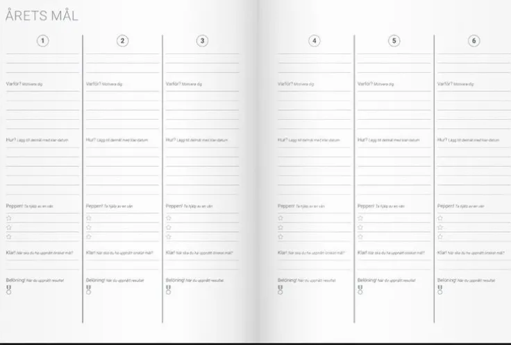 Kalender 2026 Goal Planner