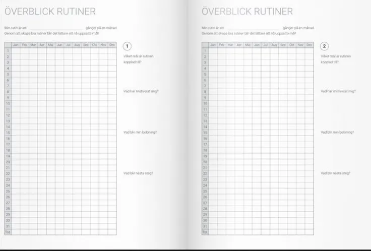 Kalender 2026 Goal Planner
