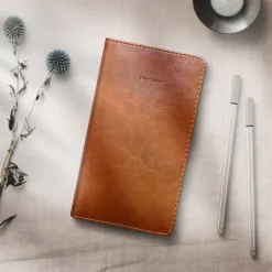 Kalender 2026 Interplano cognac konstläder