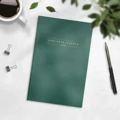 Kalender 2026 Kontorskalender grön