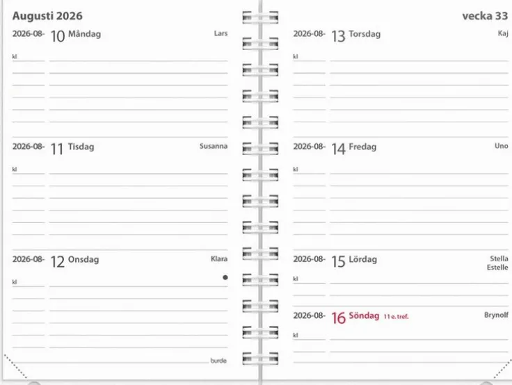 Kalender 2026 Leader 4i1