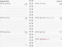 Kalender 2025 Leader refill