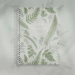 Kalender 2025 Life Organizer grön