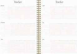 Kalender 2025 Life Planner Pink horisontell