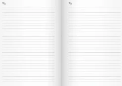 Kalender 2026 Liten Dagbok blått konstläder