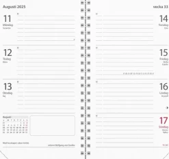 Kalender 2025 Master svart plast