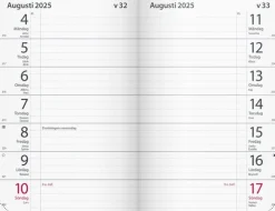 Kalender 2025 Maxinote blå kartong