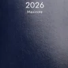 Kalender 2026 Maxinote blå kartong