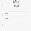 Kalender 2025 Mini kalendersats