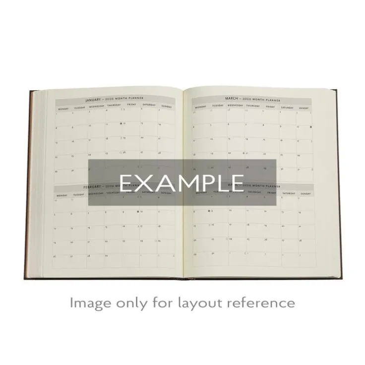 Kalender 2025 Paperblanks Ultra vertikal - Azure