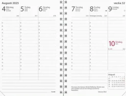 Kalender 2025 Prestige grönt konstläder Anzio