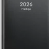 Kalender 2026 Prestige svart plast