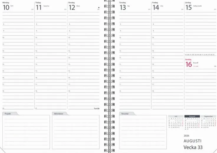 Kalender 2026 Projektkalendern