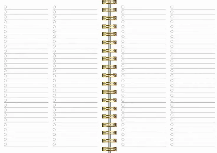 Kalender 2025-2026 Senator A6 blom