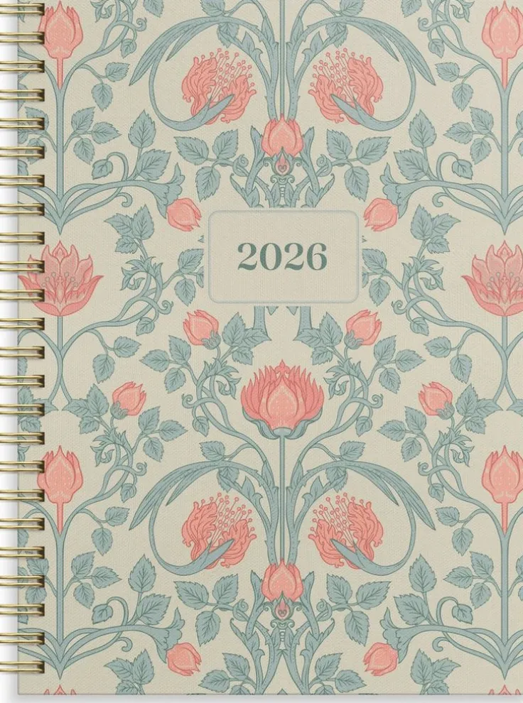 Kalender 2026 Senator A5 blommor Morris