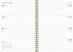 Kalender 2025-2026 Senator A5 småblom