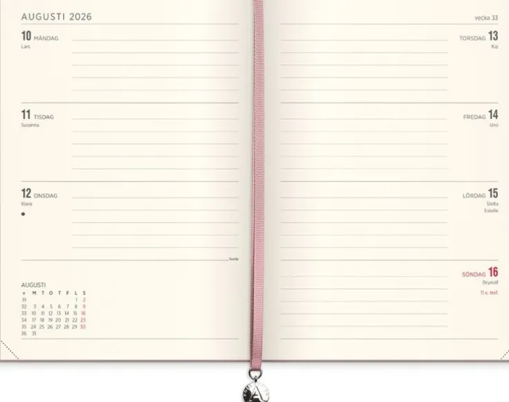 Kalender 2026 Senator A5 soft dusty pink