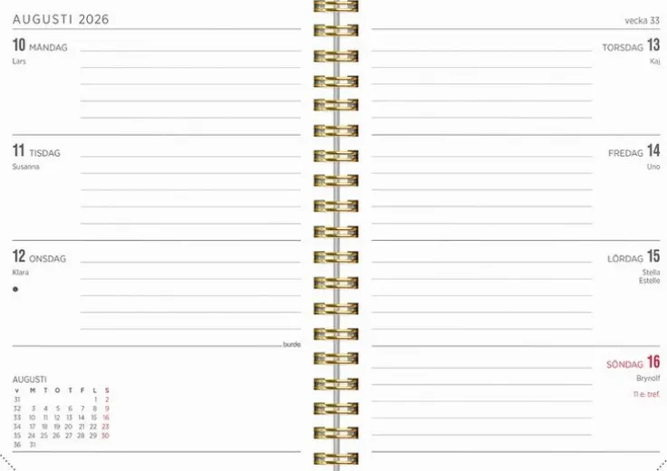 Kalender 2026 Senator A6 Star