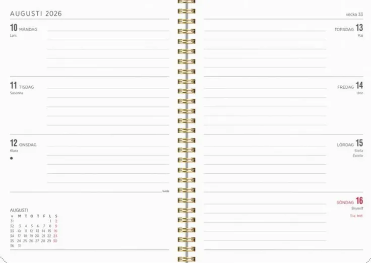 Kalender 2026 Senator A5 Star