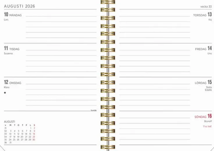 Kalender 2026 Senator A6 Story pensé