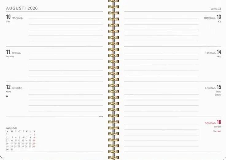 Kalender 2026 Senator A5 Story pensé