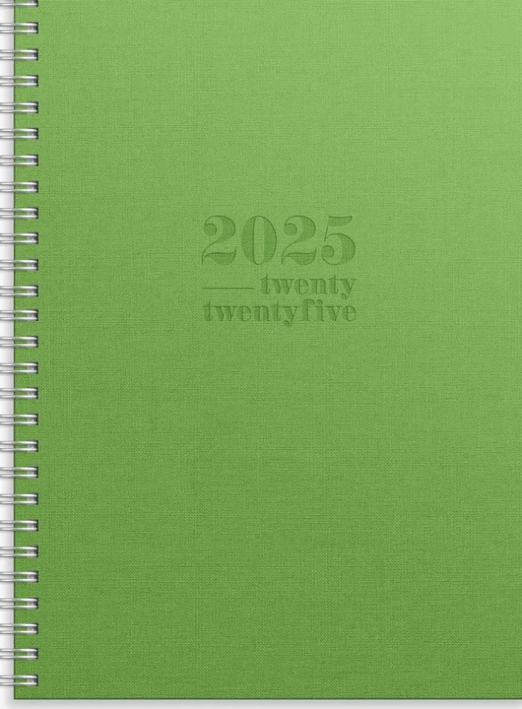 Kalender 2025 Senator A5 textil grön