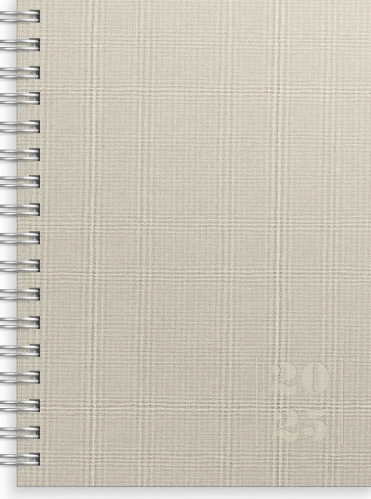 Kalender 2025 Senator A6 Textile beige