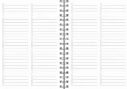 Kalender 2025-2026 Senator A6 Textile grön