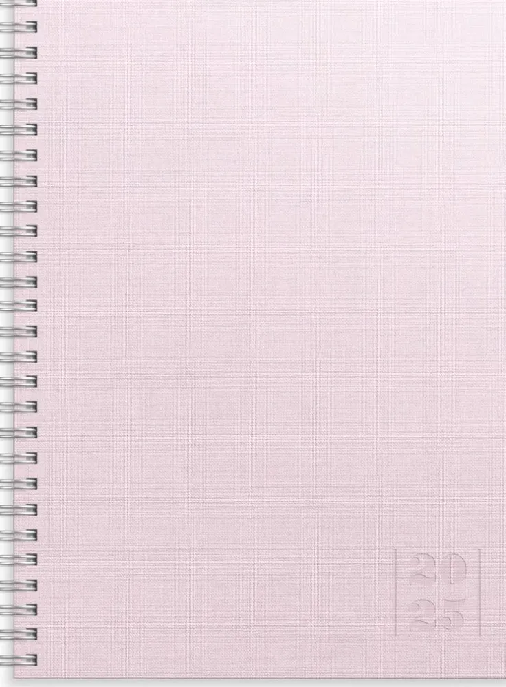 Kalender 2025 Senator A5 Textile rosa
