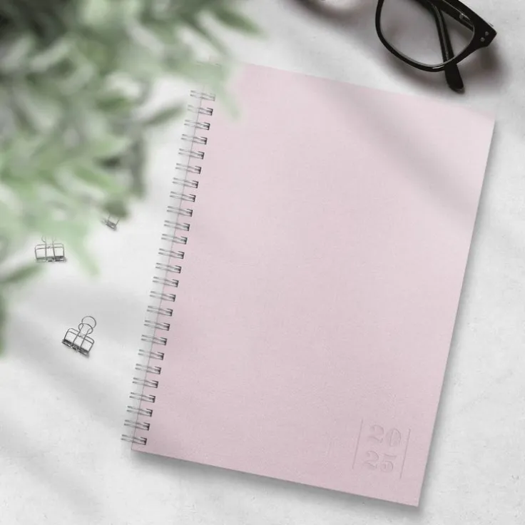 Kalender 2025 Senator A5 Textile rosa