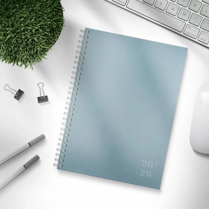 Kalender 2026 Senator A5 Textile blå