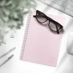 Kalender 2025-2026 Senator A5 Textile rosa