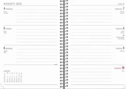 Kalender 2025-2026 Senator A6 Twist svart