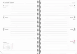 Kalender 2025-2026 Senator A5 Twist svart